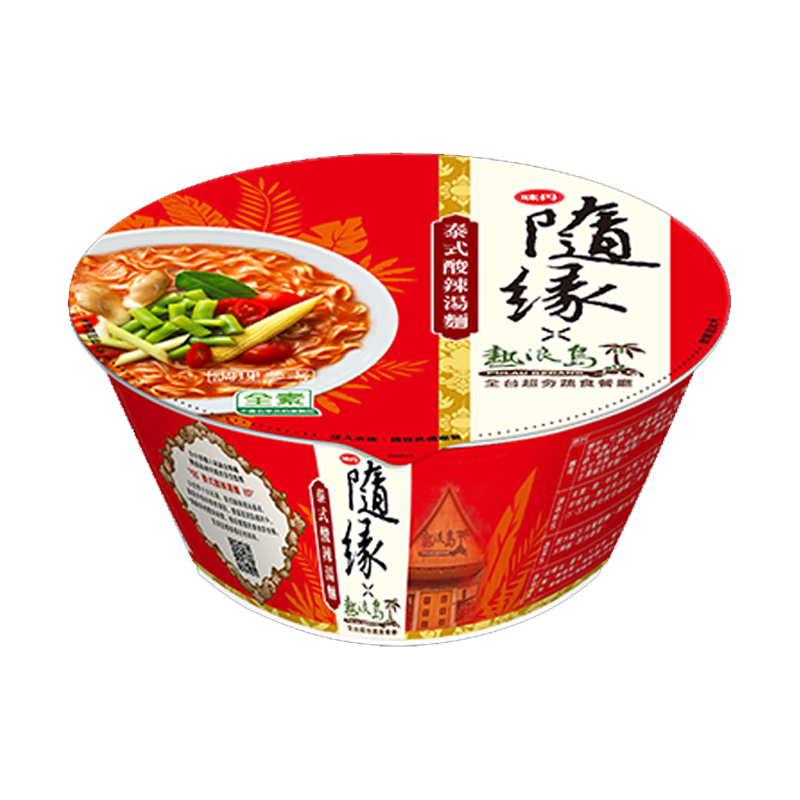 (網路限定販售)味丹隨緣泰式酸辣湯麵98g/碗