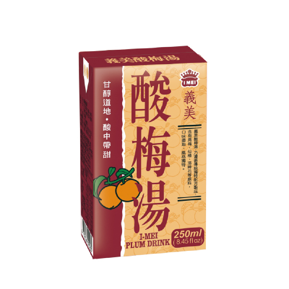 義美-酸梅湯250ml*6入