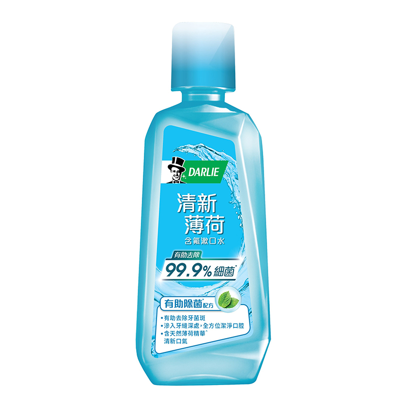 (網路限定販售)黑人清新薄荷漱口水500ml