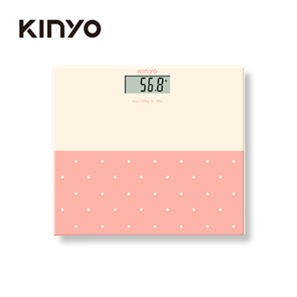 KINYO 日系甜美造型體重計 DS6573