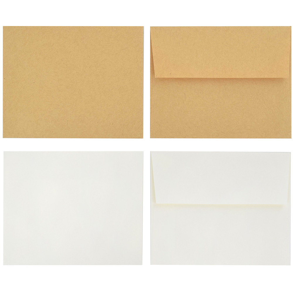 原色歐式小卡信封