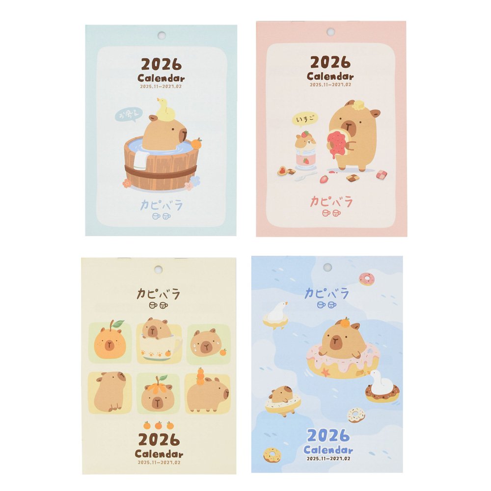 卡皮胖拉-2026掛曆 (小)
