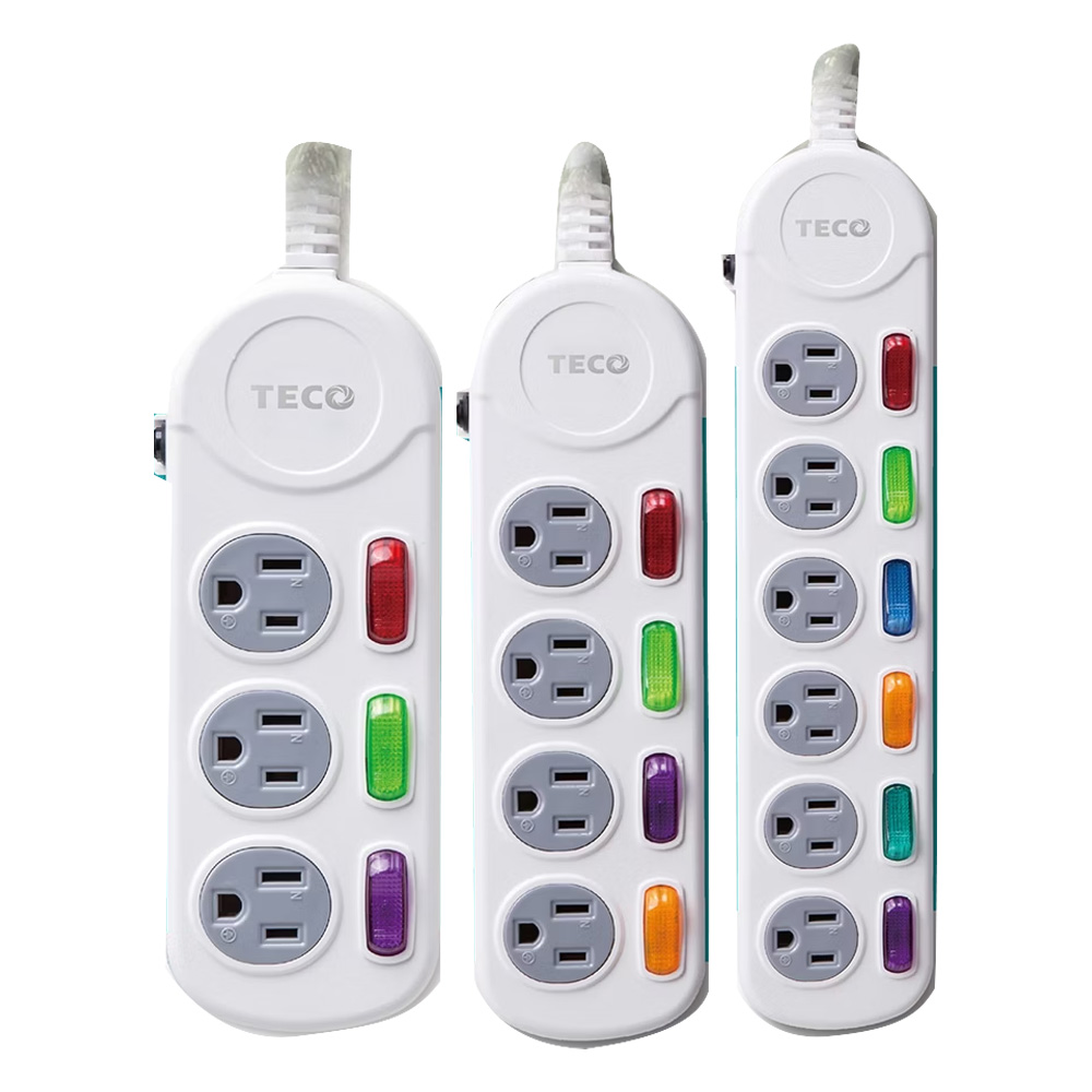 TECO 6尺轉接電源線組