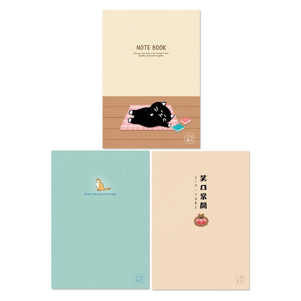 A5定頁筆記本(方格)