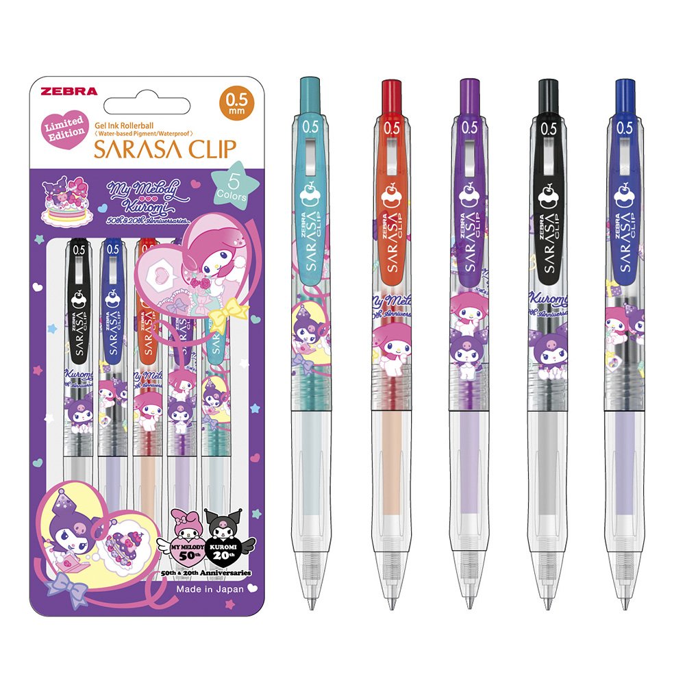 SARASA 0.5鋼珠筆 美樂蒂&庫洛米(聯名限量版)