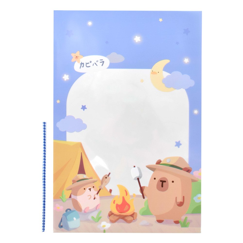 卡皮胖拉平口禮物袋4入(L)-露營