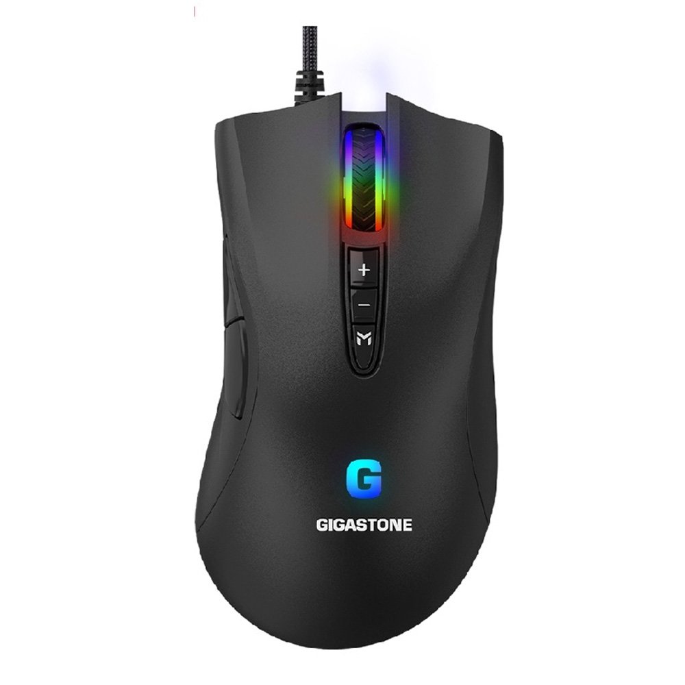 GIGASTONE 3200DPI RGB電競滑鼠-黑
