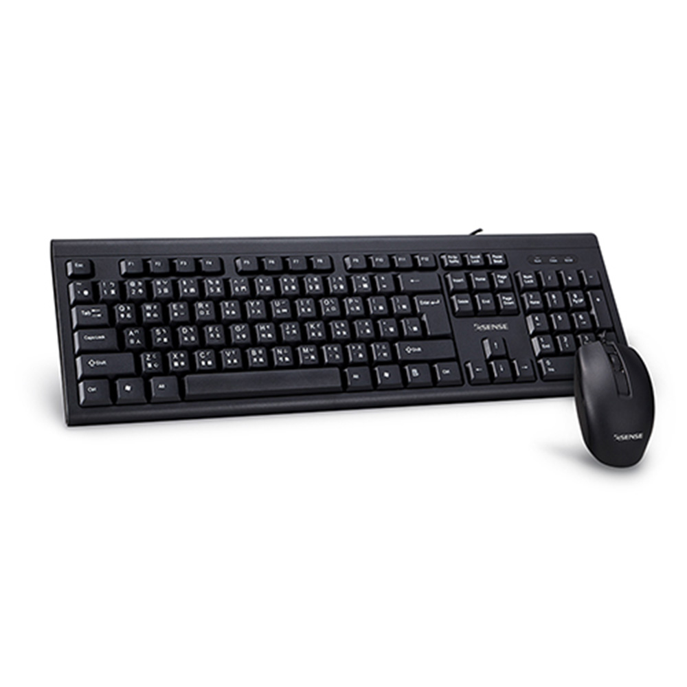 Esense K4500 USB滑鼠鍵盤組(黑)