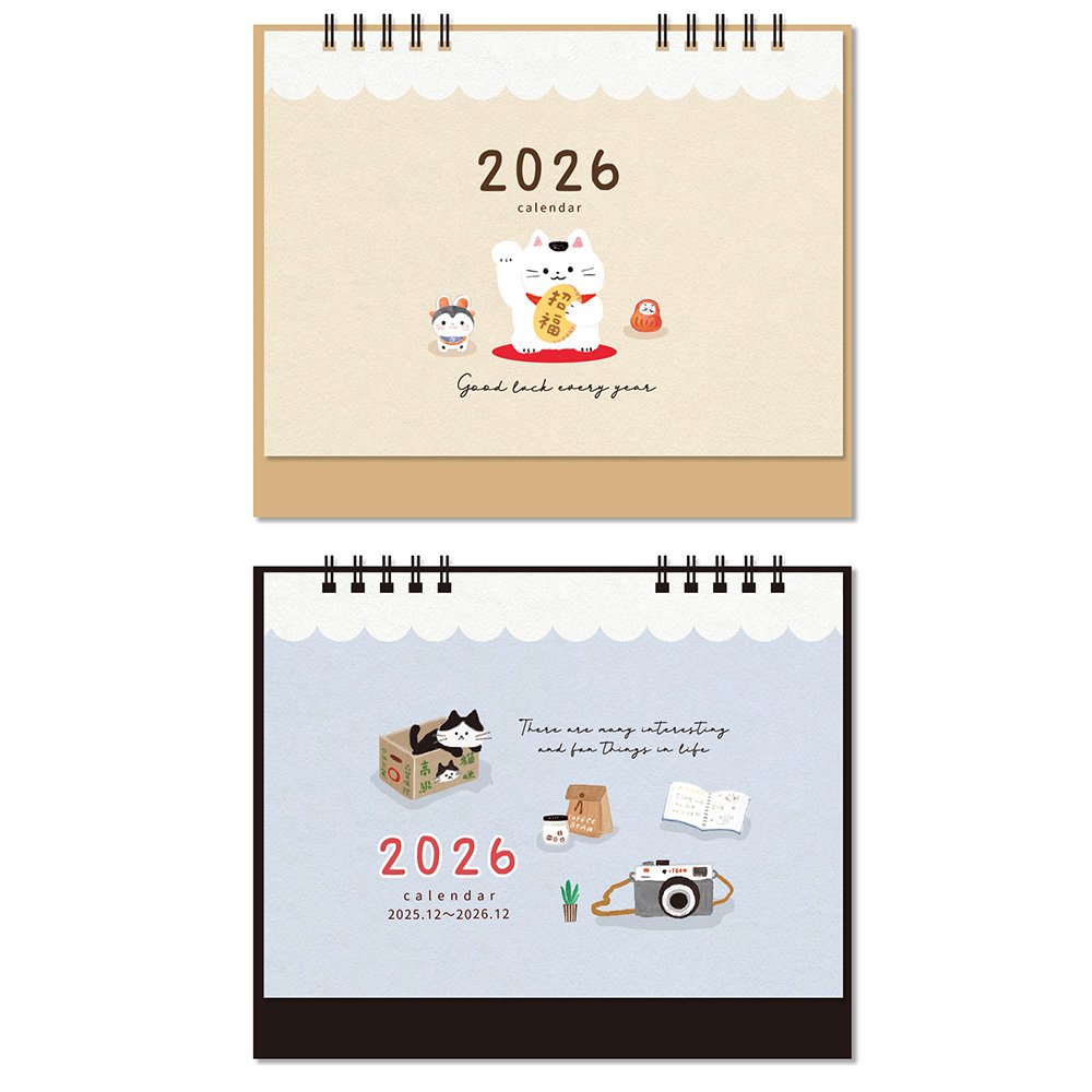2026 32K小清新桌曆