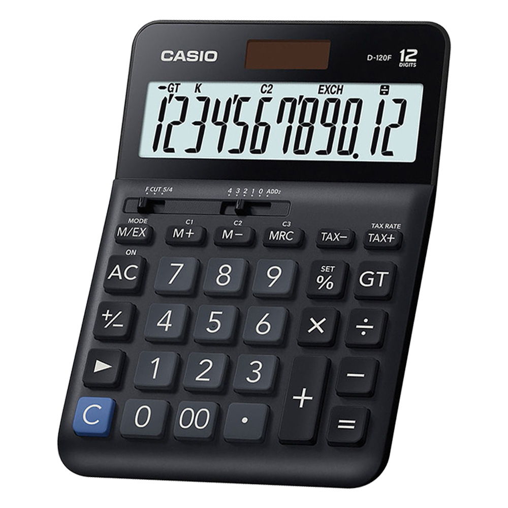 CASIO 12位計算機 D-120F