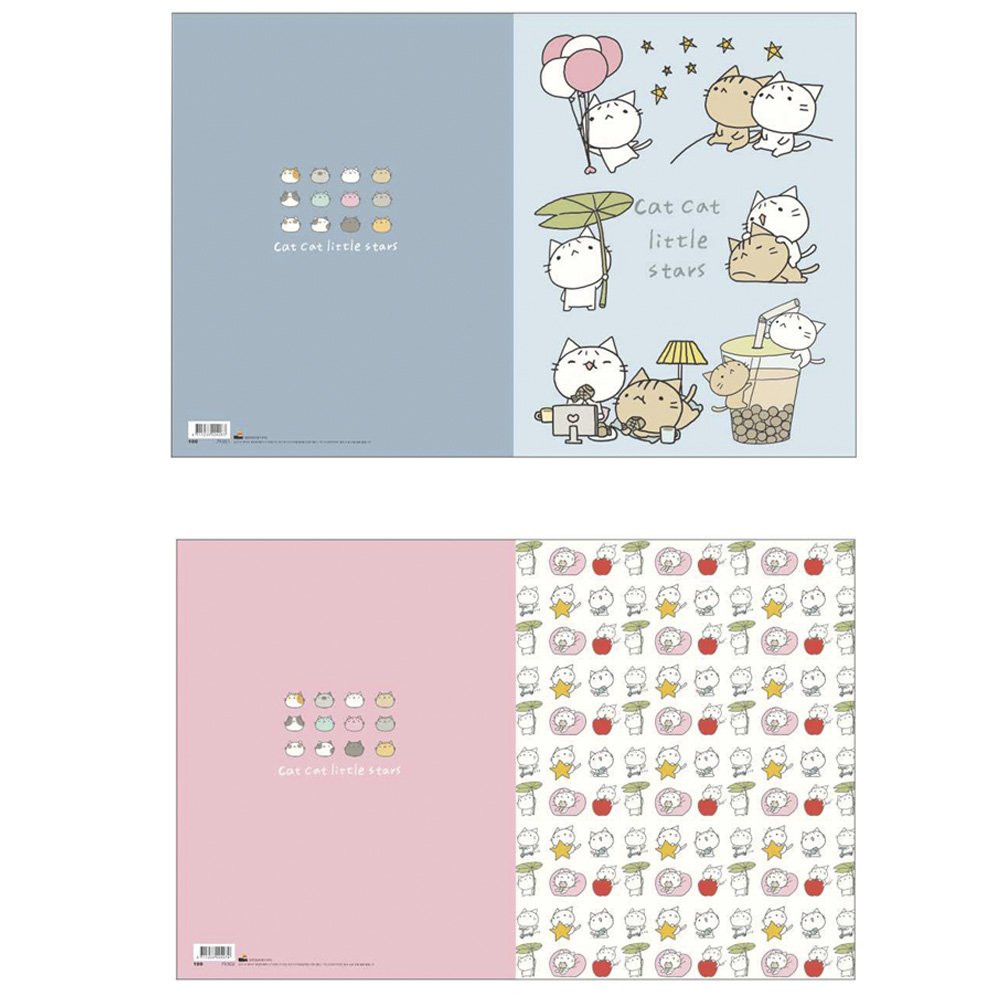 星星貓-6入資料夾
