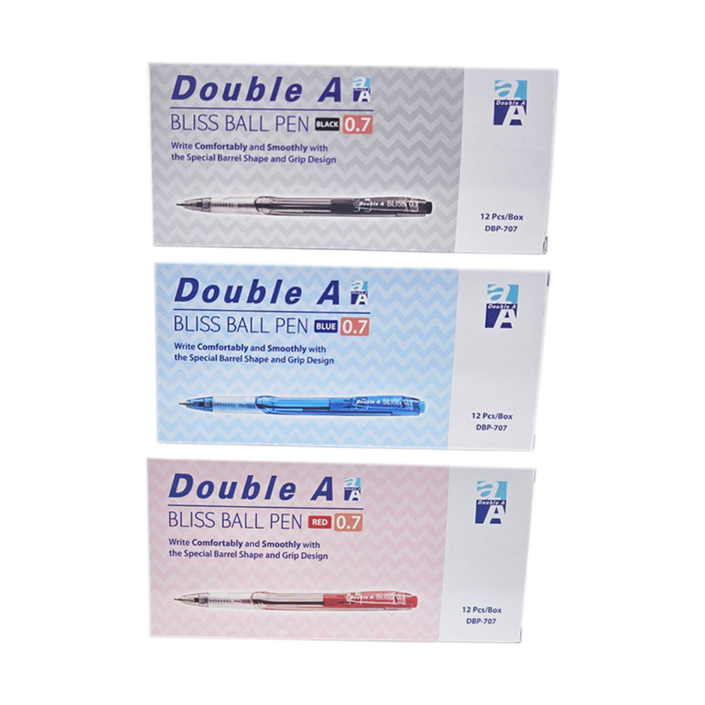 (量販)Double A Bliss側壓原子筆0.7 12入