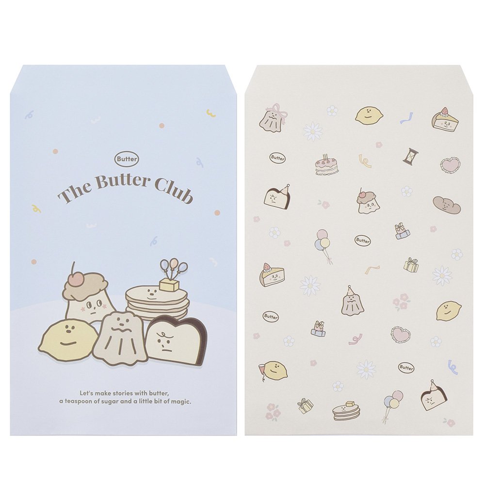 奶油家族 信封式禮物袋(XL)-15入