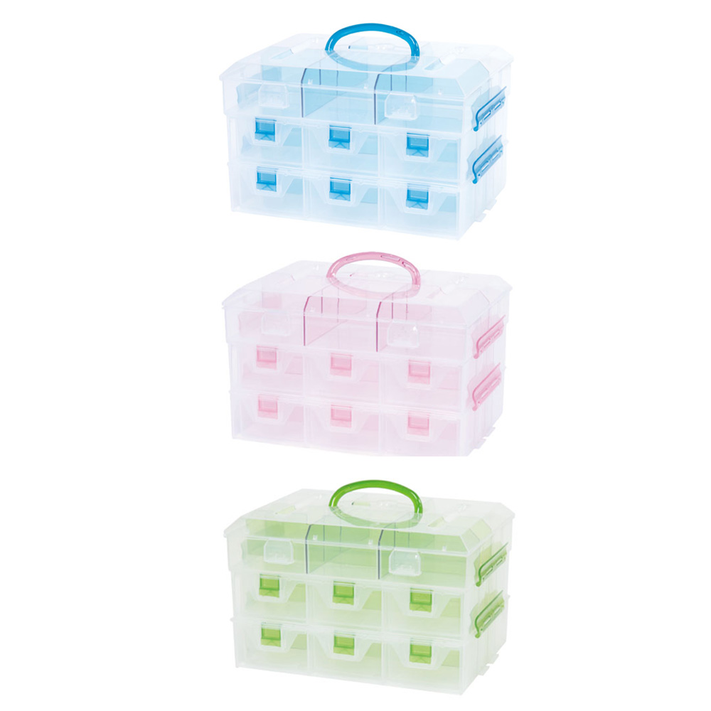 手創家 三層抽屜式收納箱 (顏色隨機出貨)