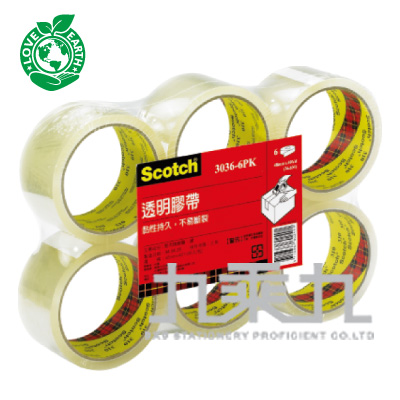 3M OPP透明膠帶48mm*40Y-單捲