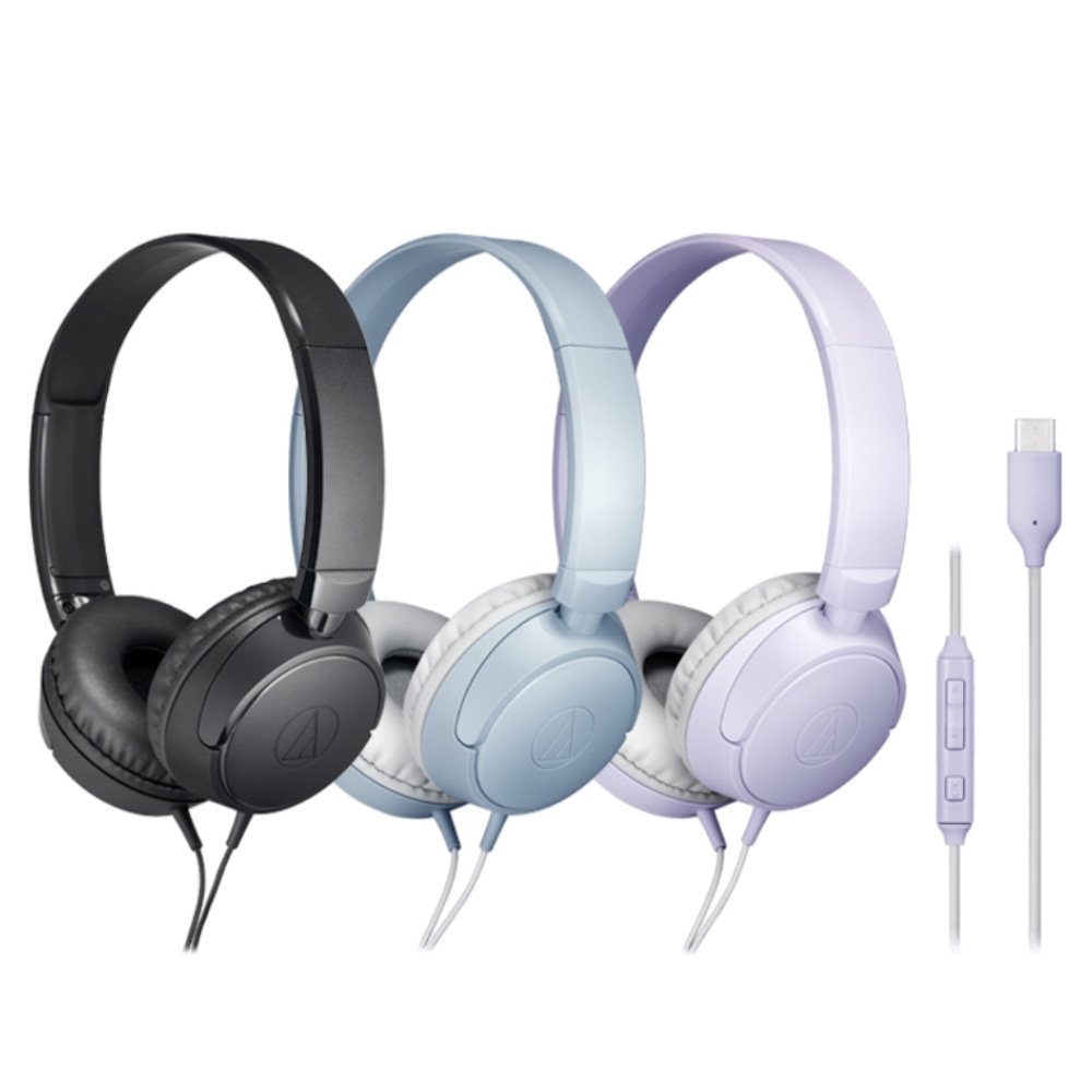 鐵三角USB Type-C用耳罩式耳機S120C