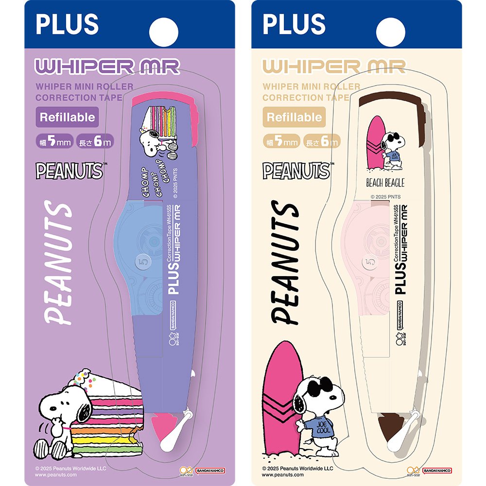 PLUS智慧型滾輪修正帶限定版-SNOOPY