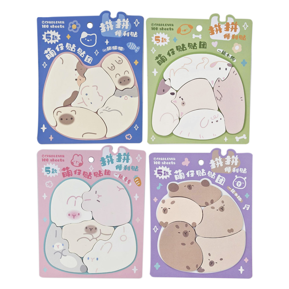 動物拼拼便利貼