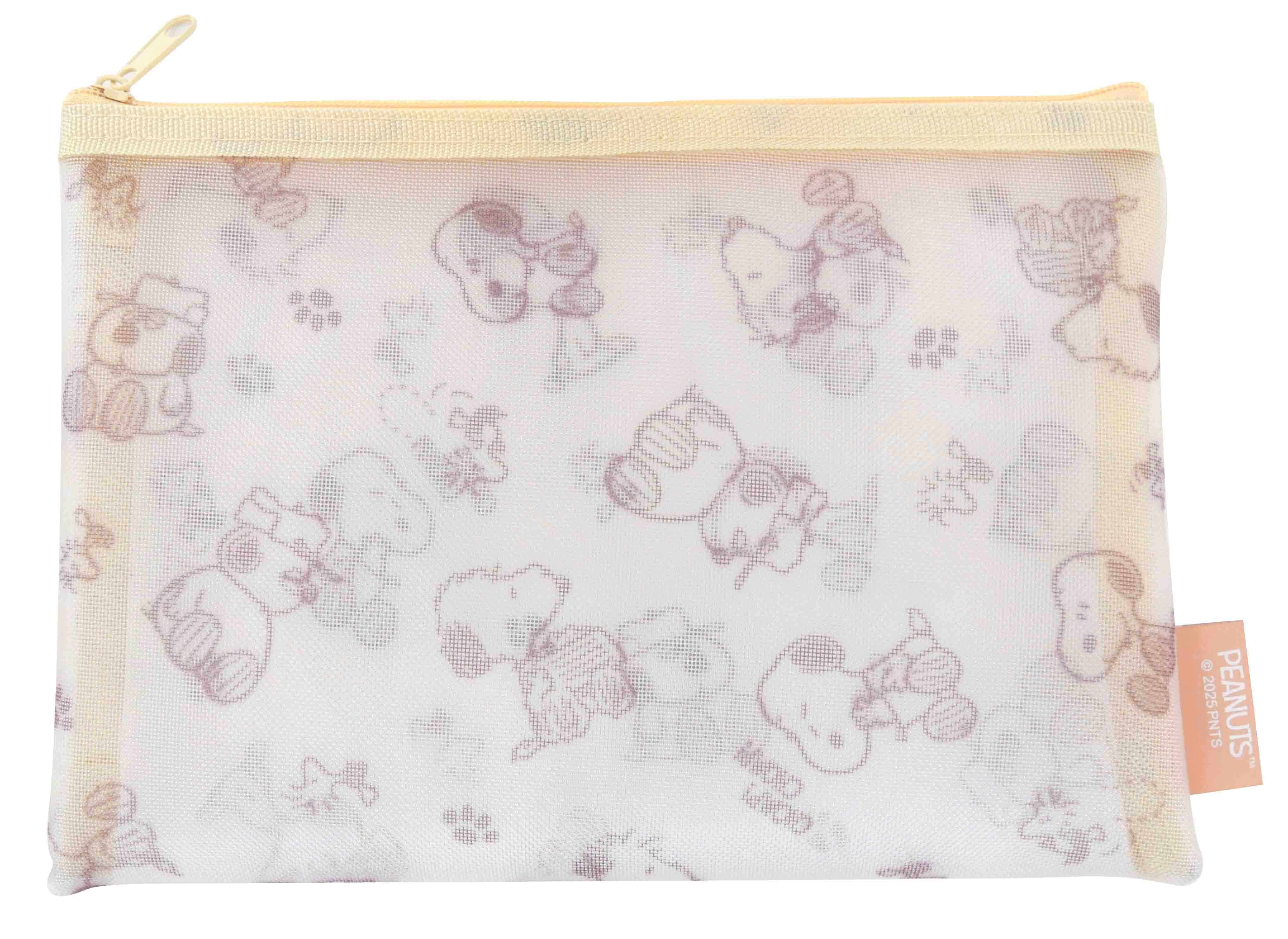 史努比B6紗網袋-咖