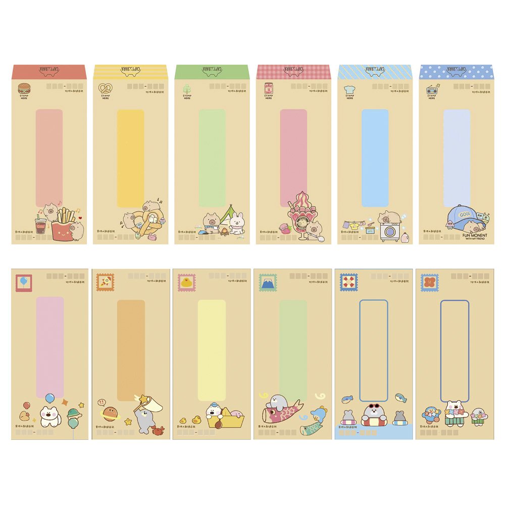 牛皮直式標準信封 (款式隨機出貨)