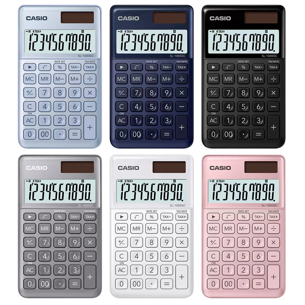 CASIO 時尚10位計算機 SL-1000SC