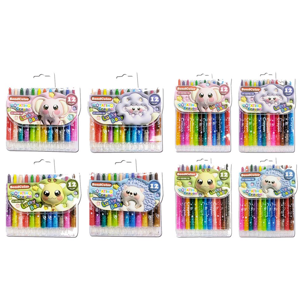 幸運寶貝 旋轉蠟筆 (款式隨機出貨)
