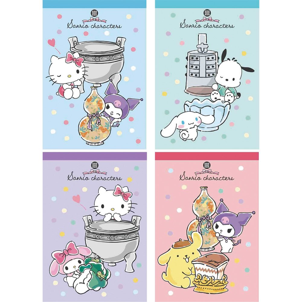 三麗鷗*故宮萬用MEMO本  SYDM70-1 (款式隨機出貨)