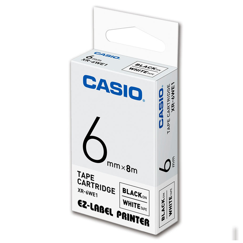 CASIO 標誌帶 白底黑字 (同XR)