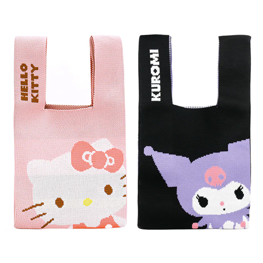 三麗鷗 織心相伴 針織背心袋