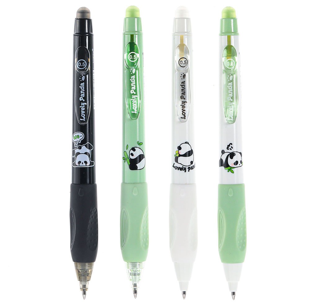 PANDA萌萌正姿護套可擦中性筆-藍芯 (款式隨機出貨)