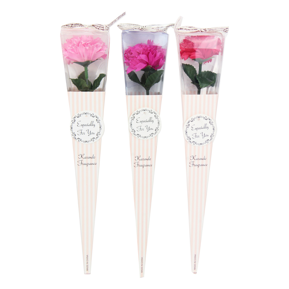 康乃馨香皂花禮盒(顏色隨機出貨)