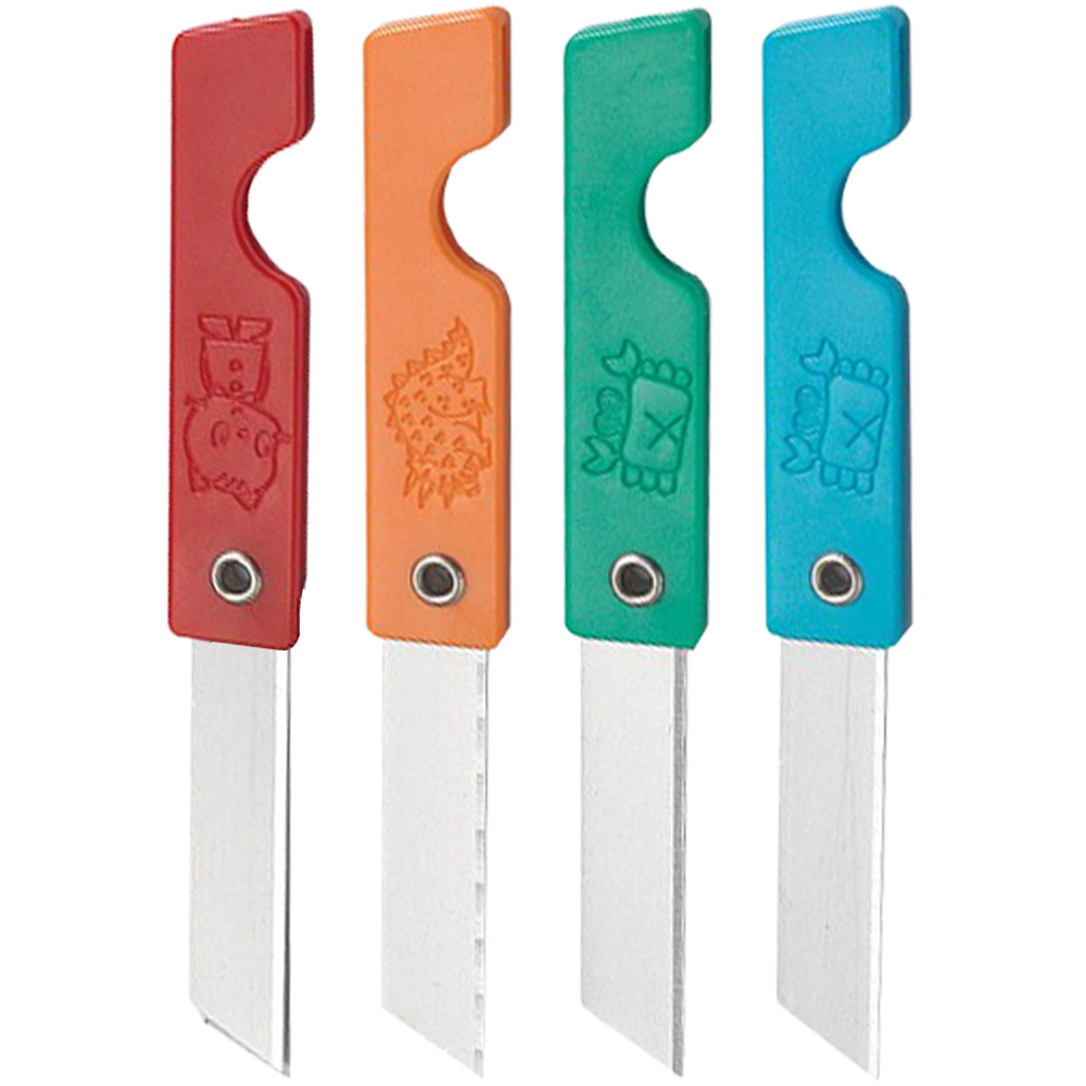  (網路限定販售) 手牌彩色小刀(12入) 0104B(顏色隨機出貨)