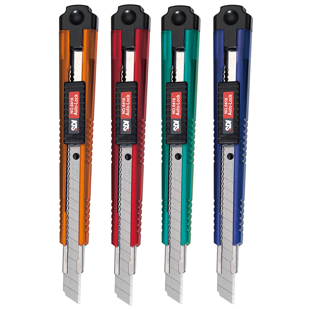 SDI 手牌 透明小美工刀 (顏色隨機出貨) 0416D-T 