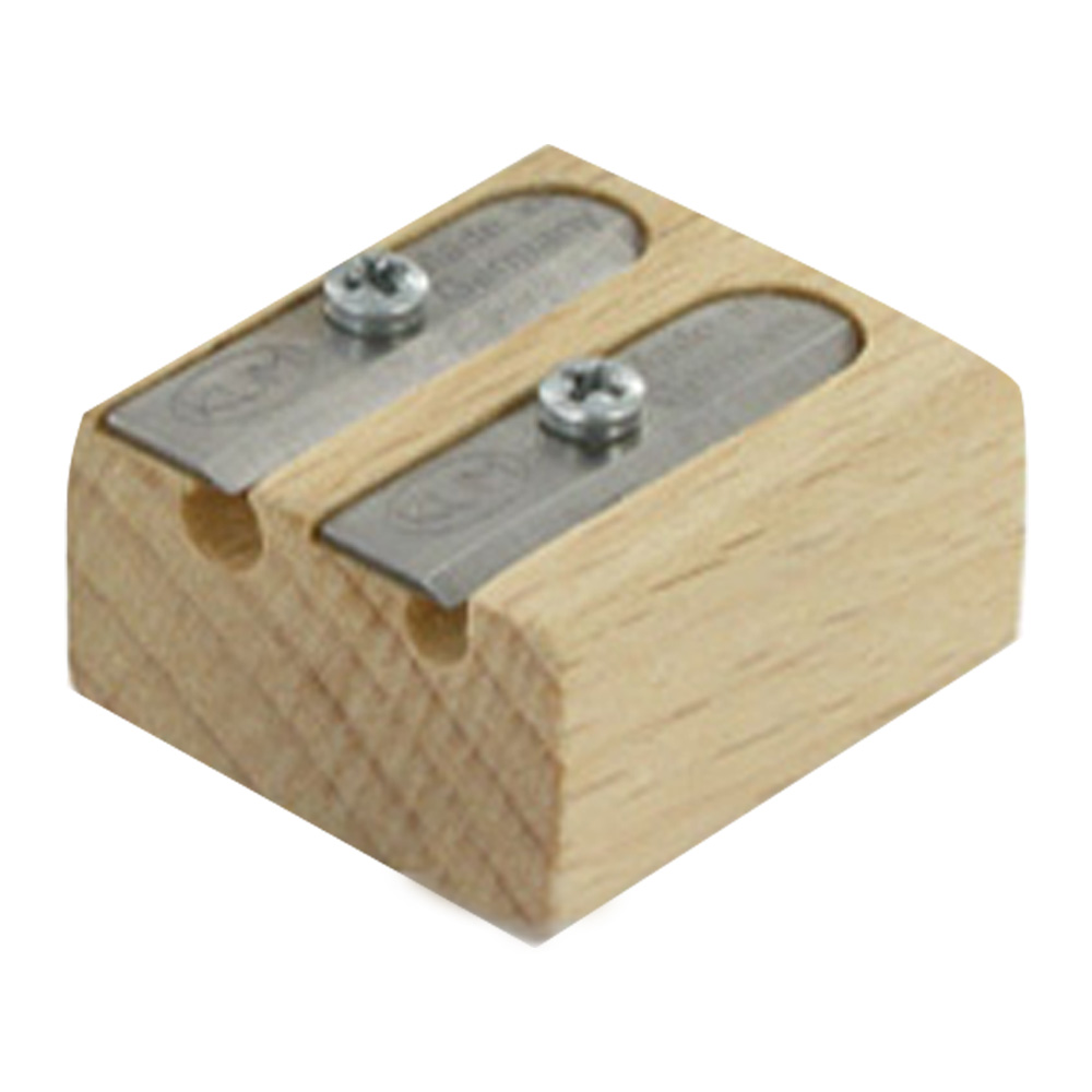 KUM捲筆刀 原木雙孔 (德國製) 1070202