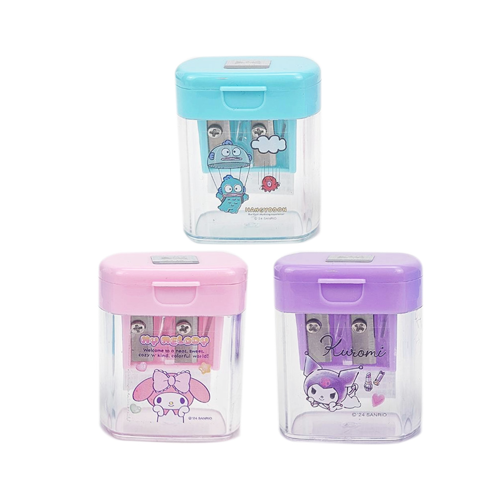 三麗鷗 長方雙孔削筆器