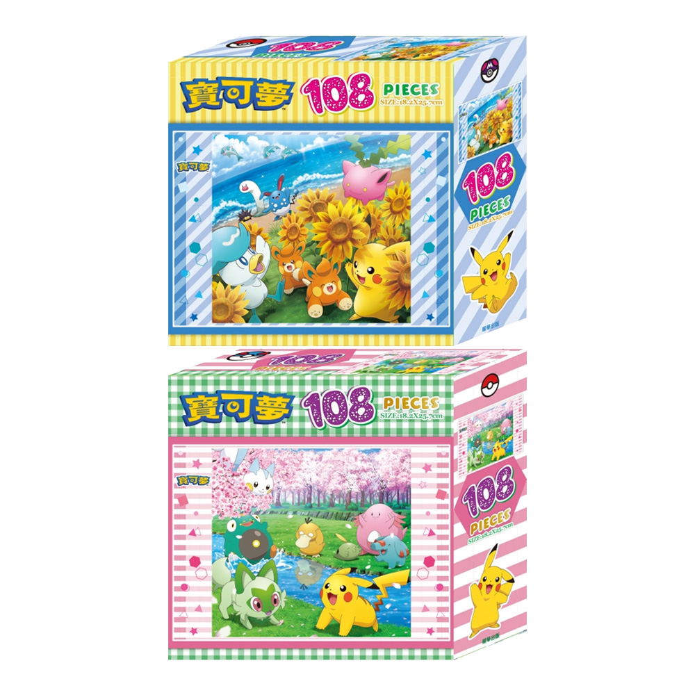 寶可夢 108片盒裝拼圖