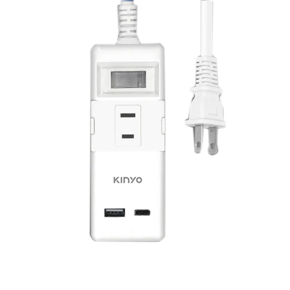 KINYO 一開三插PD延長線