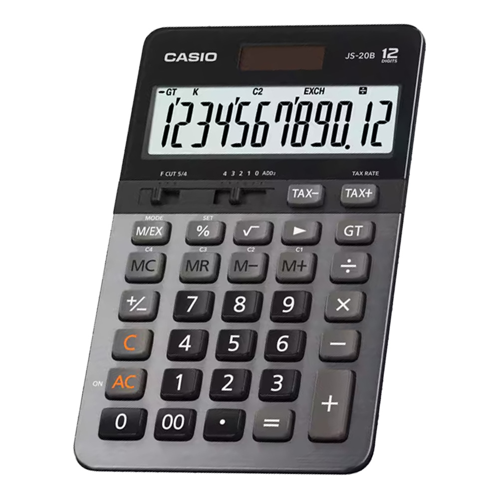 CASIO 12位元計算機 JS-20B-SR