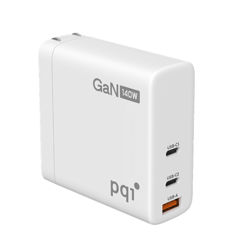 PQI 三孔 GaN 140W PD超級快充(2C+1A)