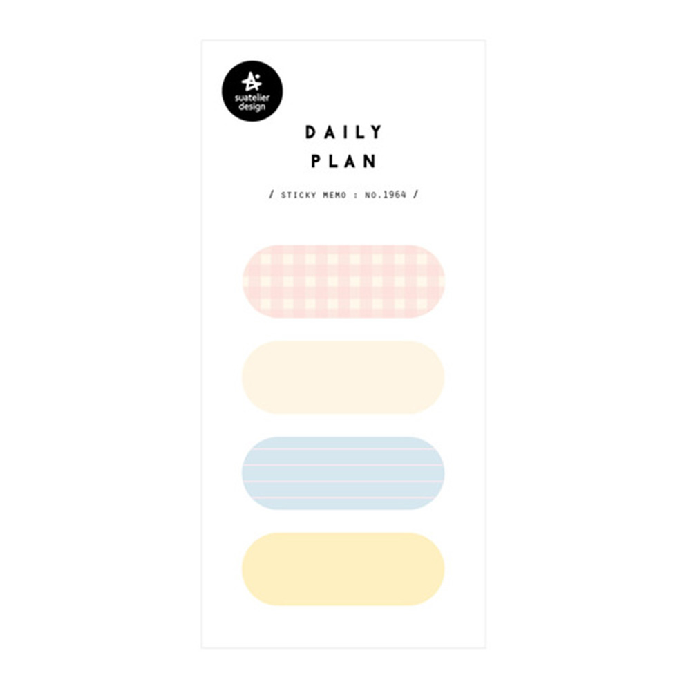 Suatelier#1964 便利貼 daily plan.50