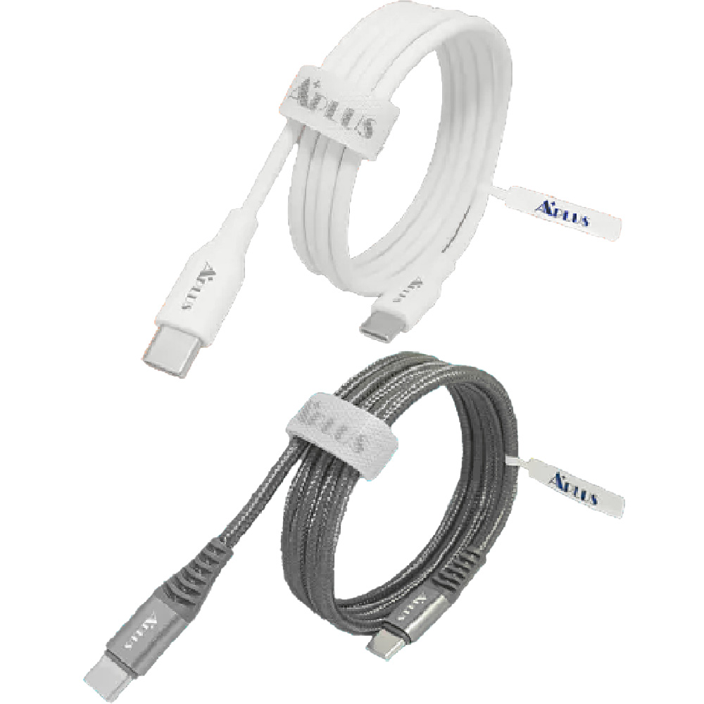 APLUS 2M/TYPE-C to C 60W快充拉絲傳輸線
