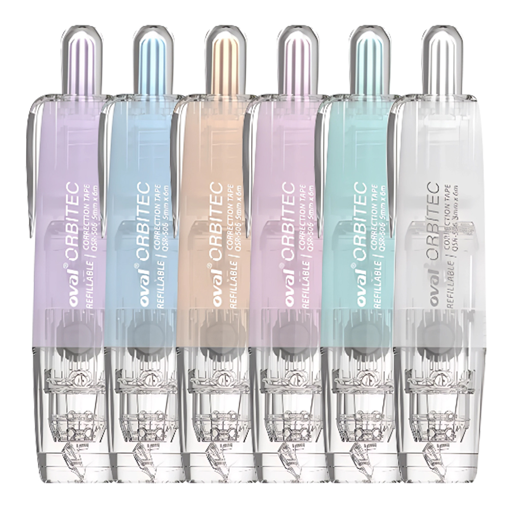 歐文OVAL 霧透系列 按鍵替換修正帶5mm