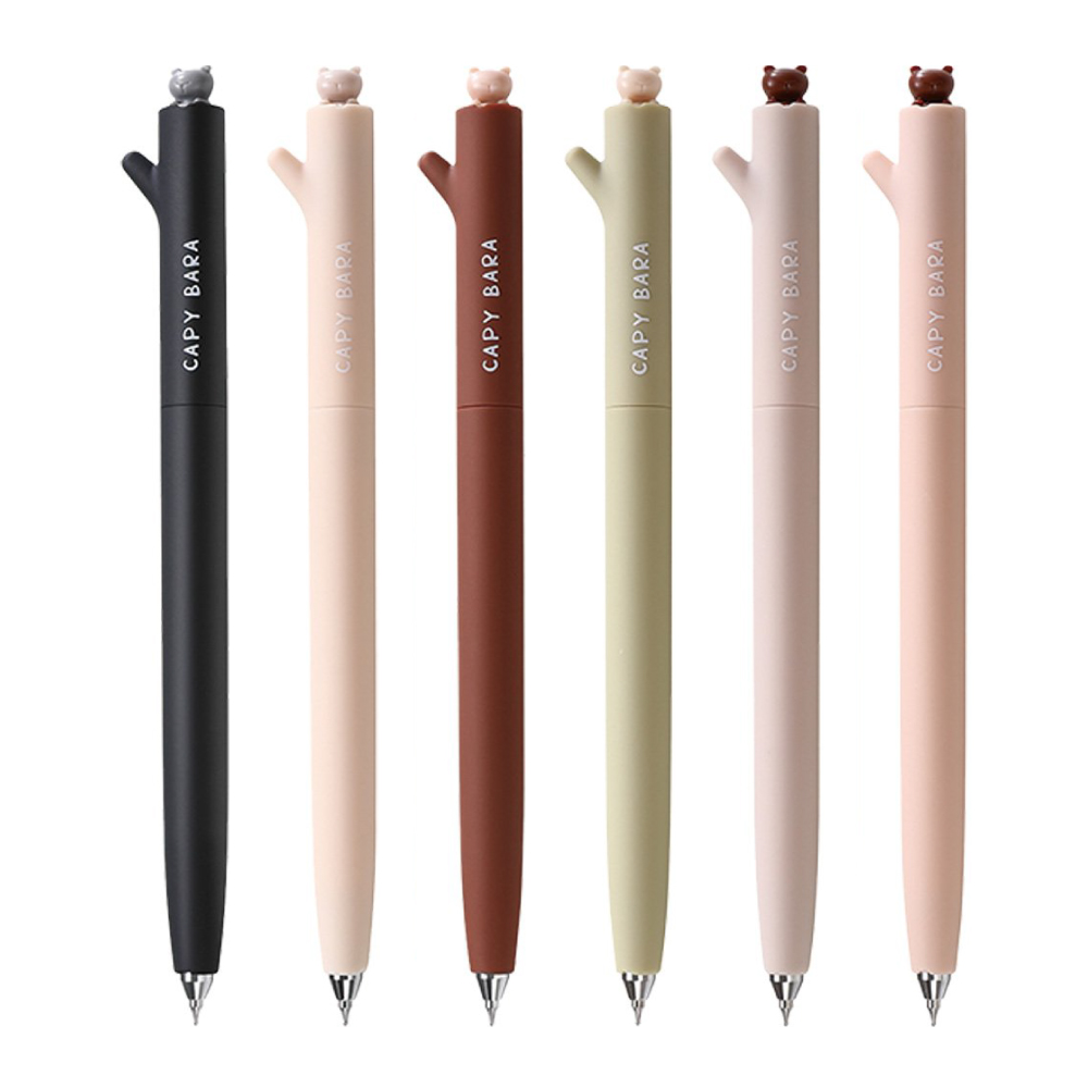 卡皮巴拉扭扭中性筆-藍芯 (款式隨機出貨)