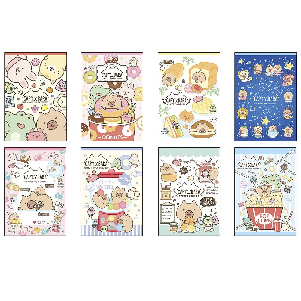 水豚 萬用便條紙 (款式隨機出貨)