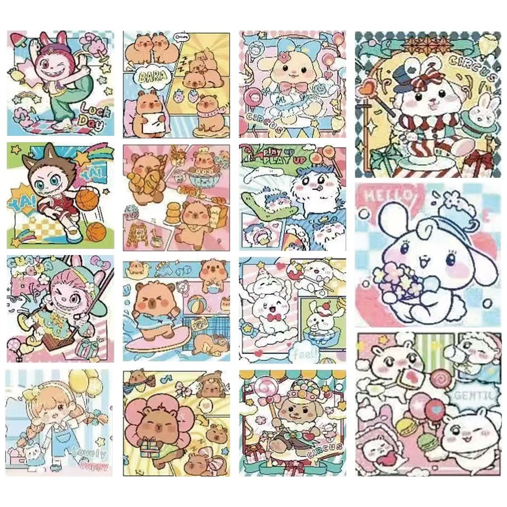 DIY鑽石貼畫組20X20cm (款式隨機出貨)