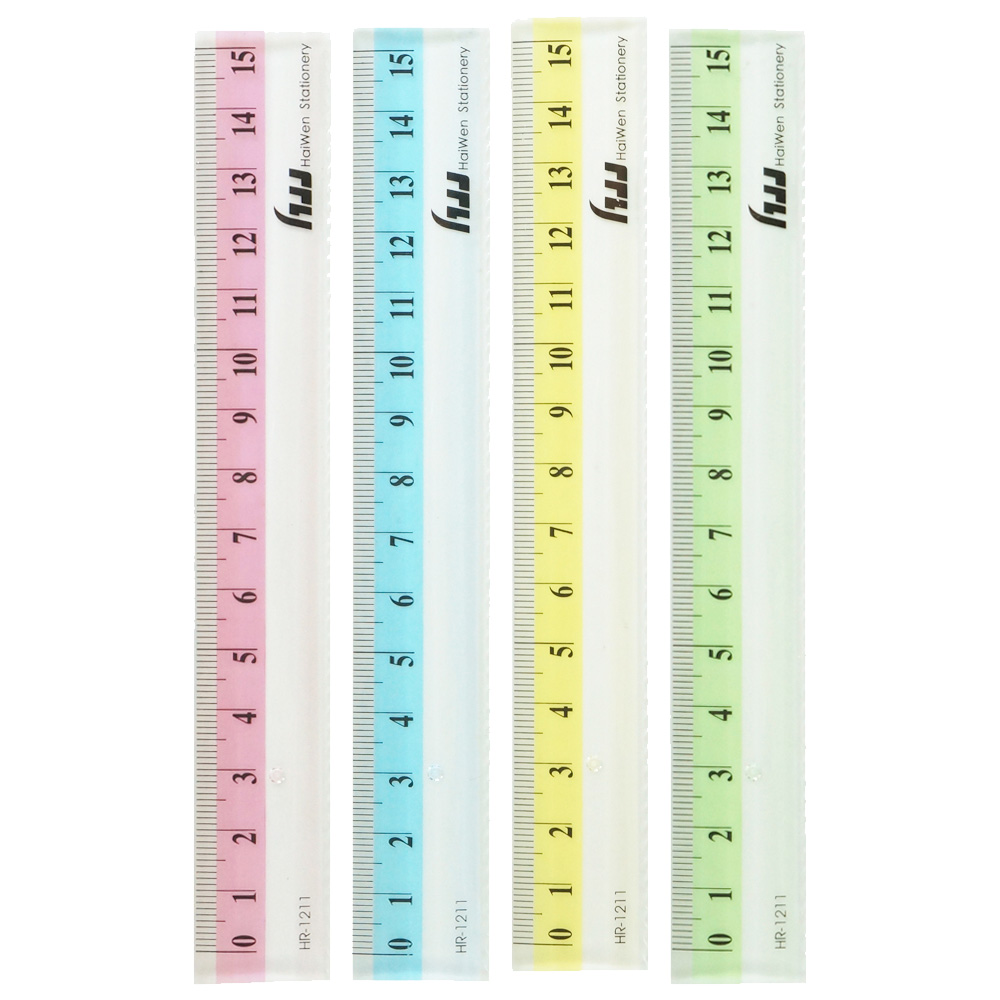 15CM 放大鏡塑膠尺(款式隨機出貨)