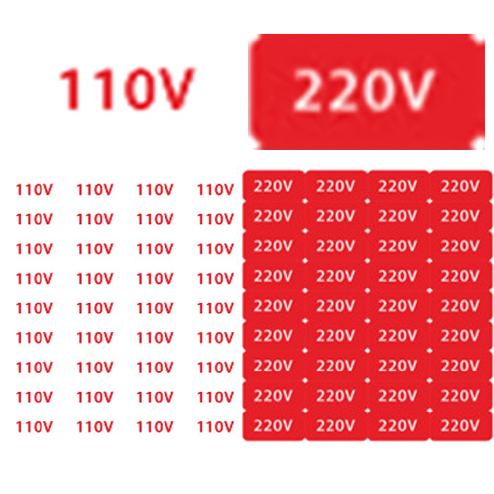 電壓貼紙 2*1cm_110V+220V/各1張