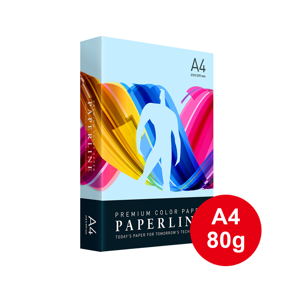 PAPERLINE A4 #120 淺藍色影印紙 80g