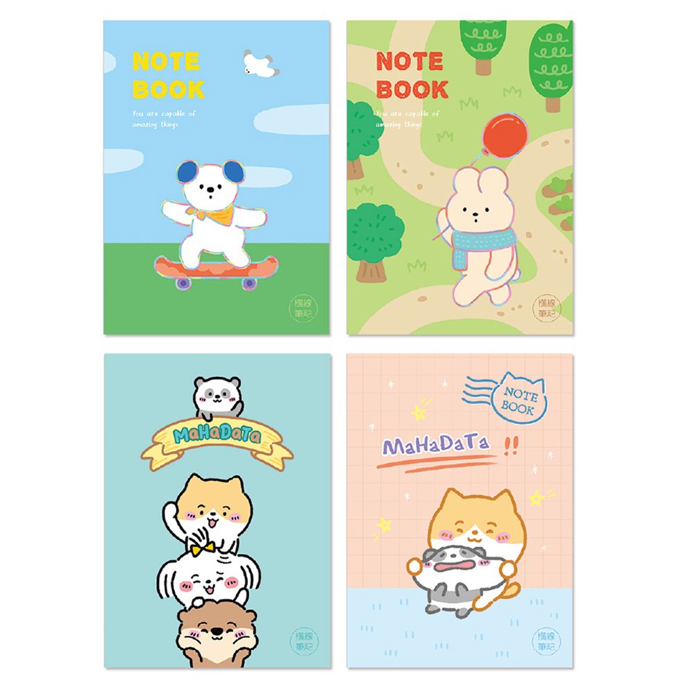 16K 定頁筆記 (橫線)