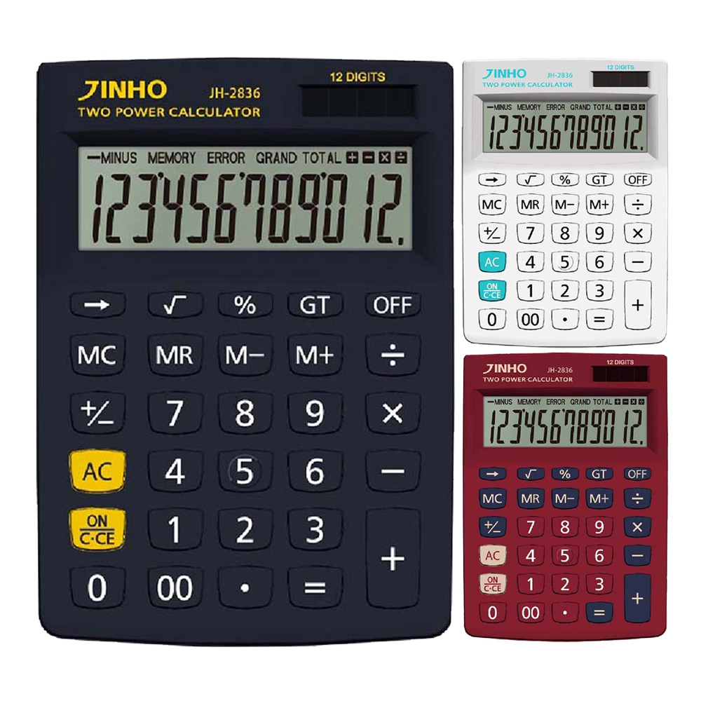 JINHO 12位元計算機 JH-2836-12(國家考試指定機型)